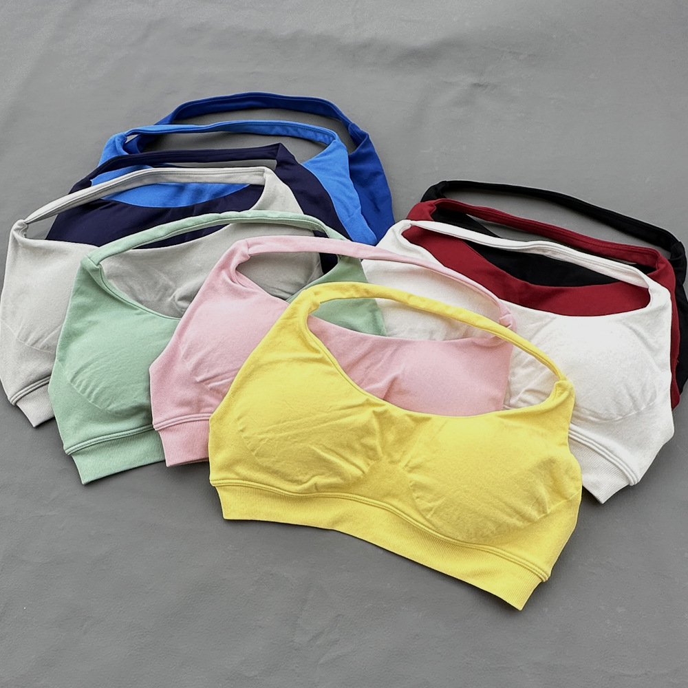 Sport Bra Wanita Seamless Halt - Aquatic Sports Bra ulasan dan harga