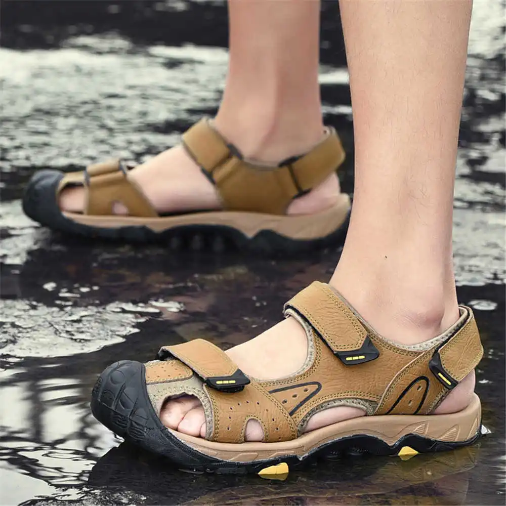 Sandal pantai kulit sapi alami - Aquatic Sports Types ulasan dan harga